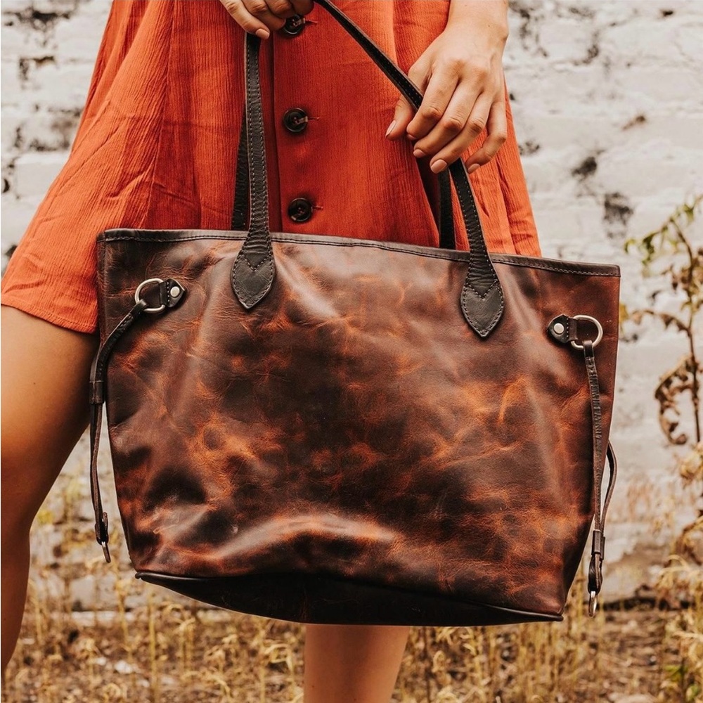 Freebird Brown Leather tote